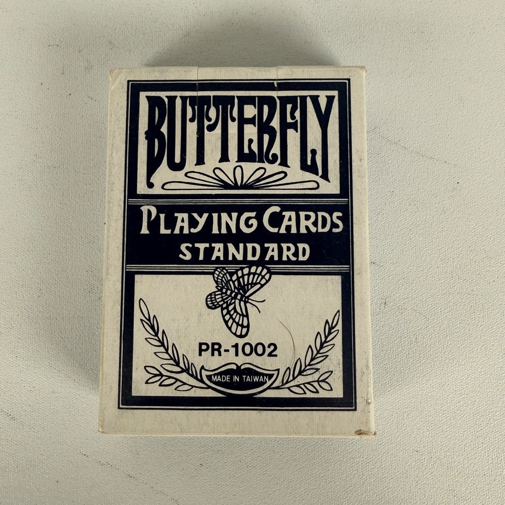 Vintage BUTTERFLY Playing Cards PR-1002‎ Extra Selected For Club Special Deck